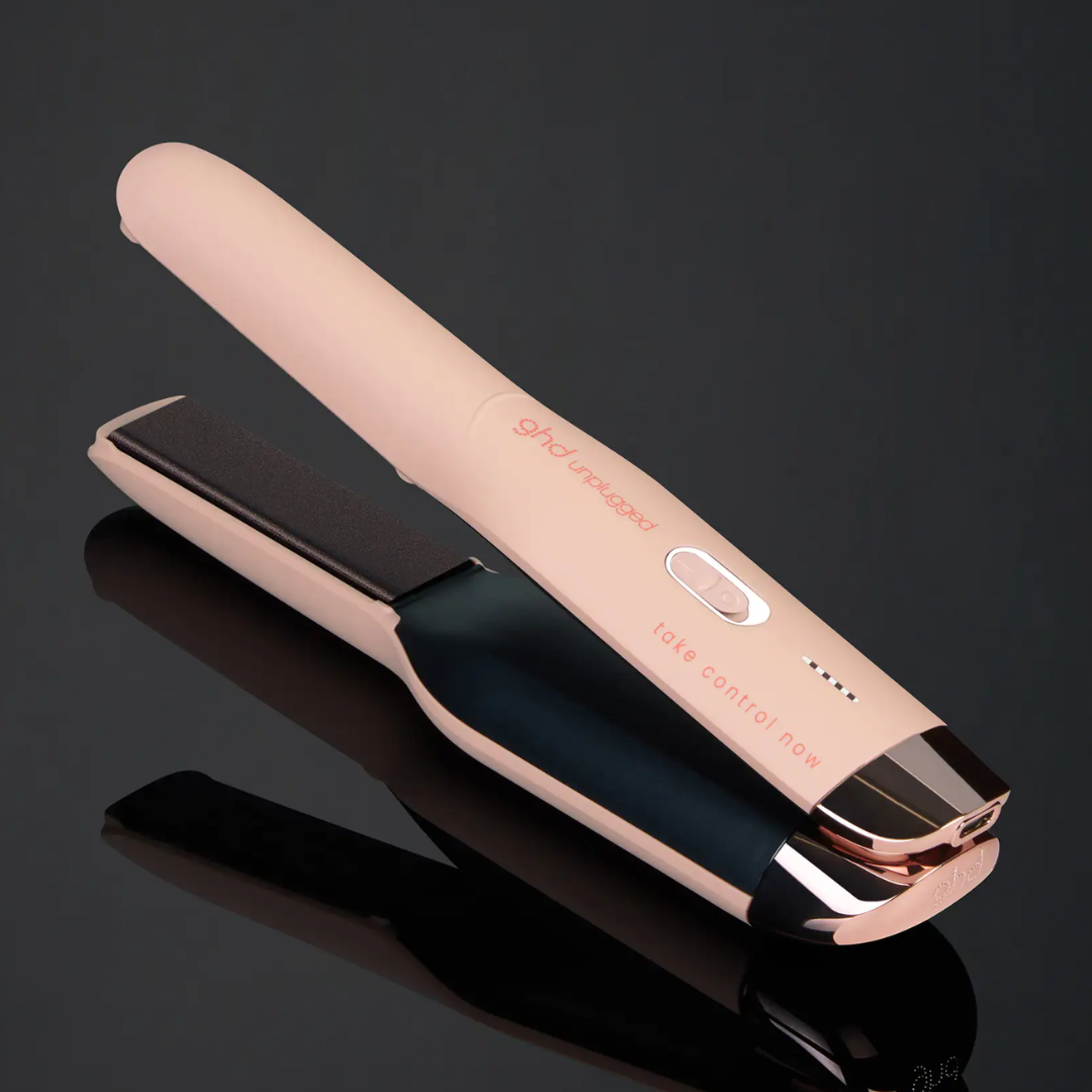 GHD Unplugged Cordless Styler - Pink Peach