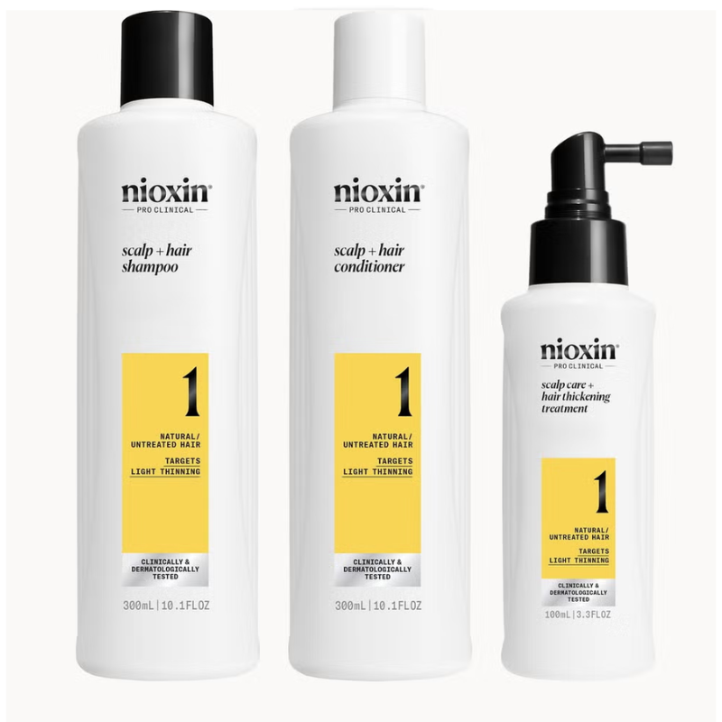 Nioxin Scalp + Hair Thickening System 1 Loyalty Kit 700 ml